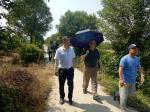 中科院陕西分院杨兴科一行到我院实习农场实地考察